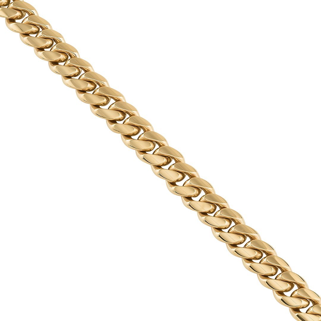 18 karat gold cuban link chain