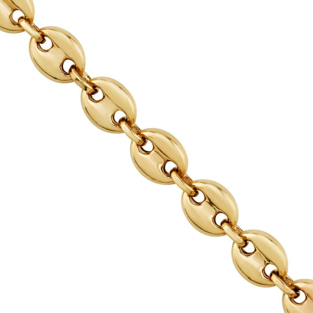 gucci link necklace 14k