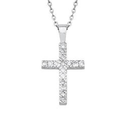 14K Solid White Gold Diamond Womens 