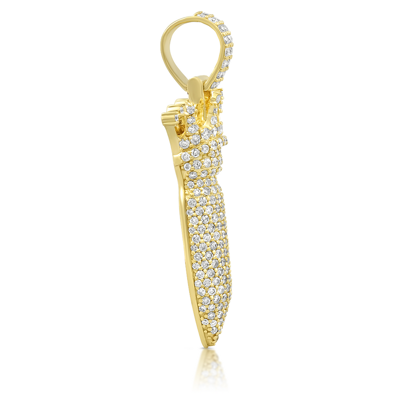 Diamond Rocket Pendant in 14k Yellow Gold 1.84 Ctw – Avianne Jewelers