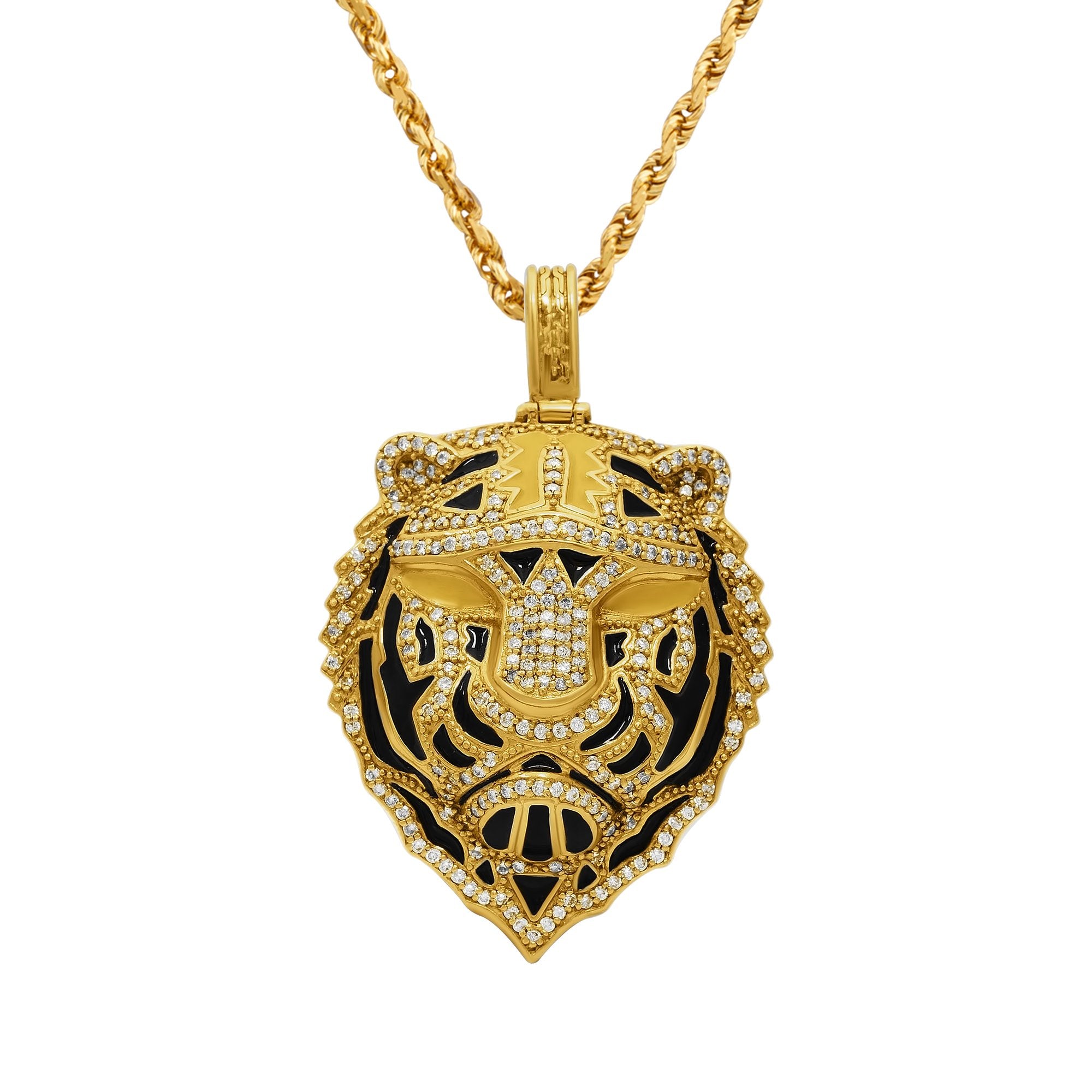 Diamond Tiger Head Pendant | Fine Jewelry | Custom Necklace – Touch of Gold  Jewelers