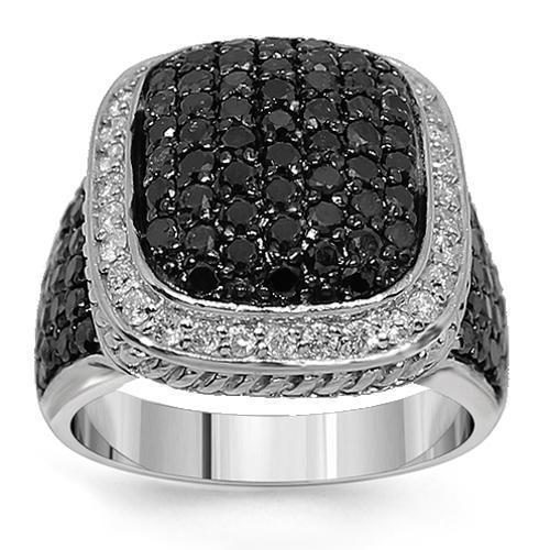Mens Black Diamond Rings - Black Diamond Rings For Men - Avianne & Co ...