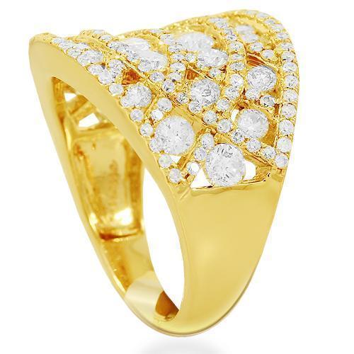 Buy Mine Diamond 18 KT Rose Gold Cocktail Ring for Women Online