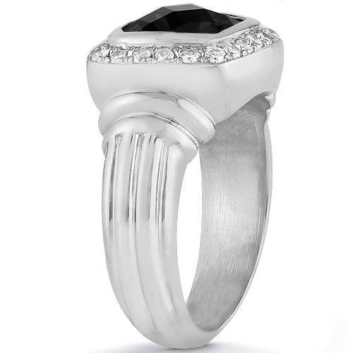 mens onyx pinky ring