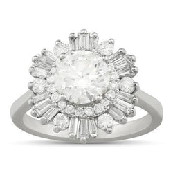 GIA Certified Diamond Cocktail Ring in 