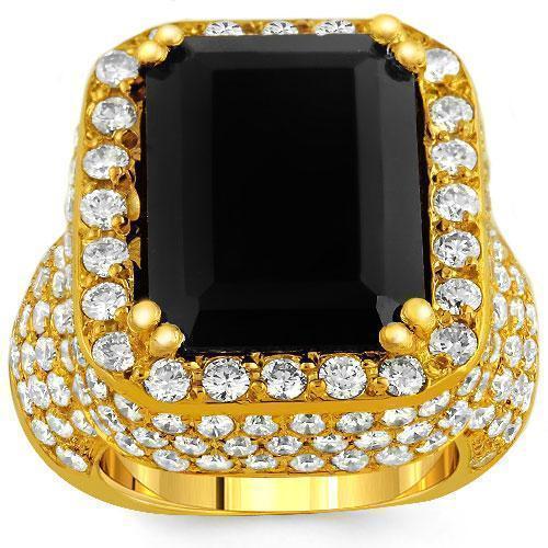 Mens Onyx Rings In 10k 14k 18k Solid Gold Avianne Jewelers