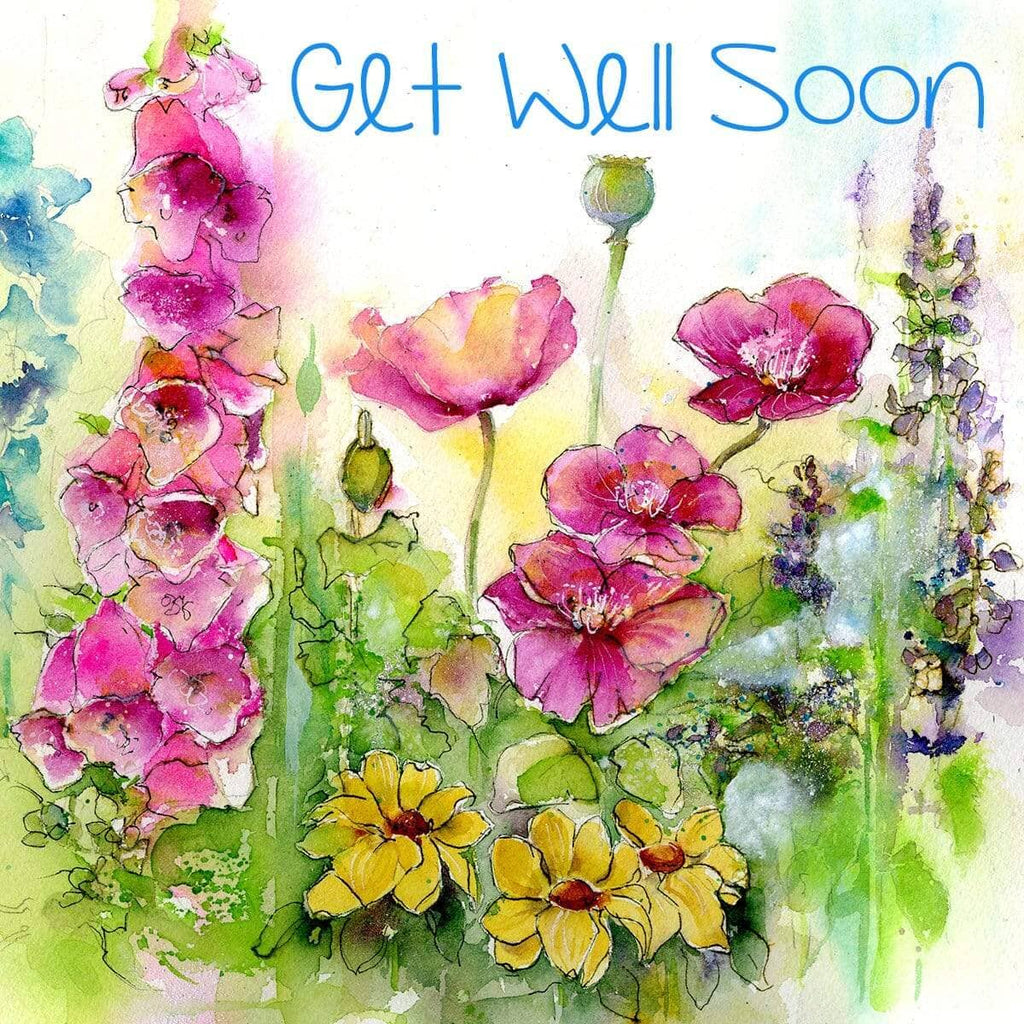 Get Well Soon Flower Card | Sheila Gill