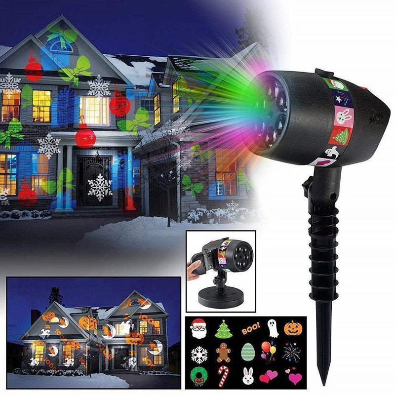  Christmas  Halloween  Home  Decoration  Projector  Lights  12  