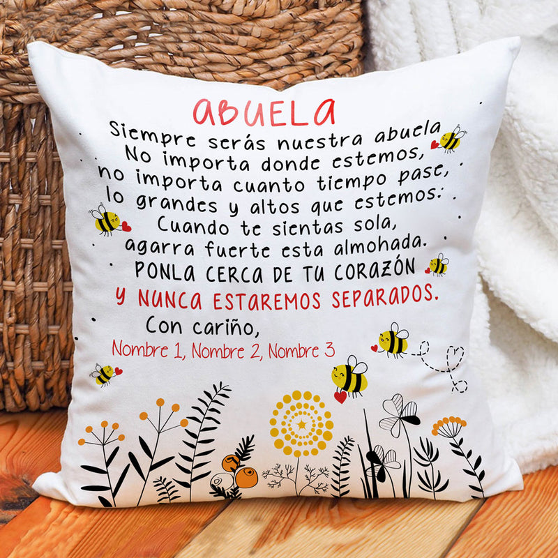 Personalized Gift For Grandma Spanish Hug This Pillow