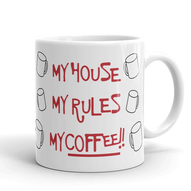 My House My Rules My Coffee  Mug GST Family Panda