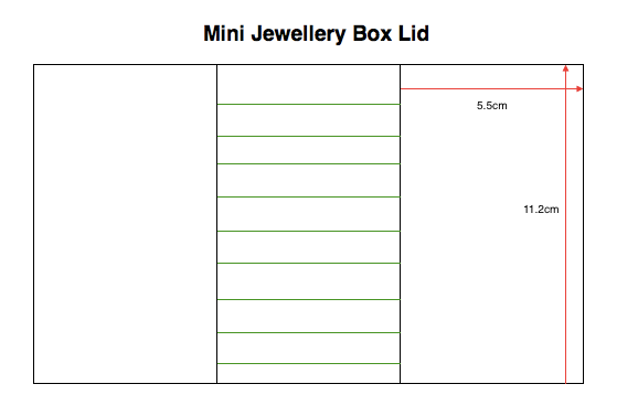 Stackers Mini Jewellery Box Lid Internal Dimensions