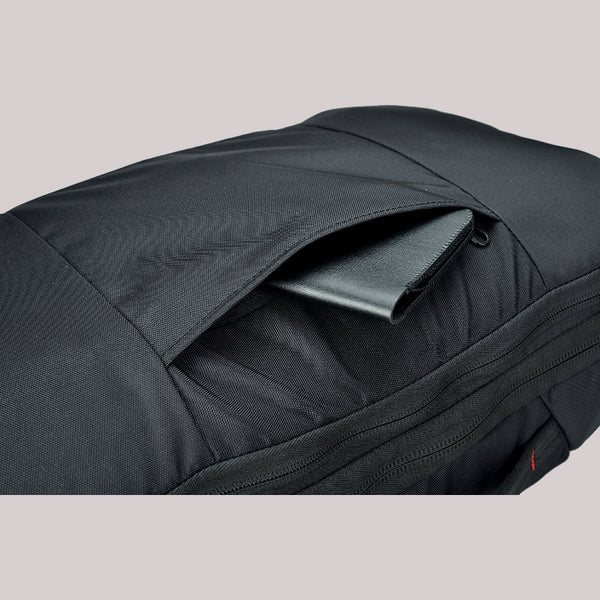 agva roadtripper bag theft deterrent with secret hidden zippered back pocket