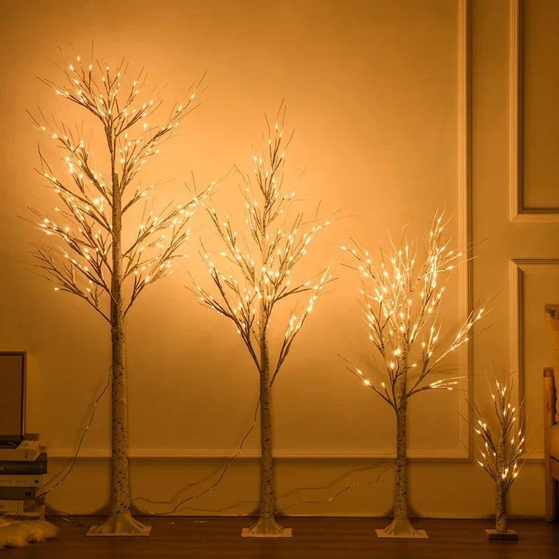 LED Birch Tree Lights White Birch Tree Lamp