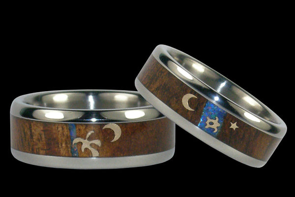 Hawaiian Wedding Bands From Hawaii Titanium Rings Hawaii