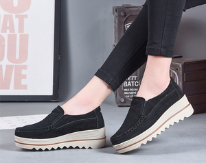 comfy slip on platform shoes