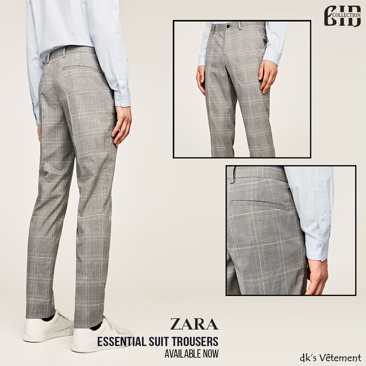 zara formal trousers