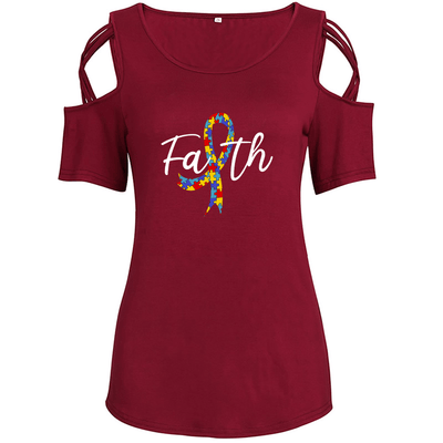 Adicats [A] Faith Shoulder T-shirts