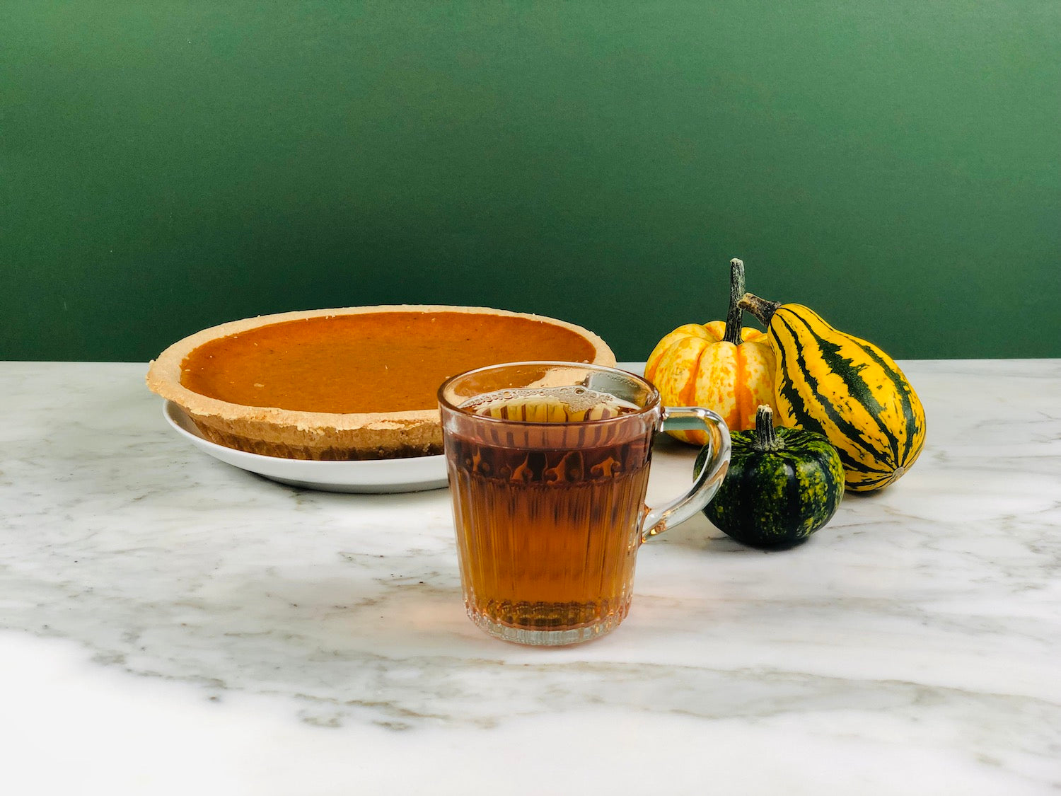 Blink Organic Hojicha Tea and Pumpkin Pie