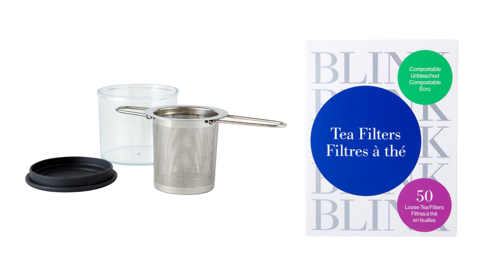 FORLIFE Tea Infuser and Blink Tea Filters