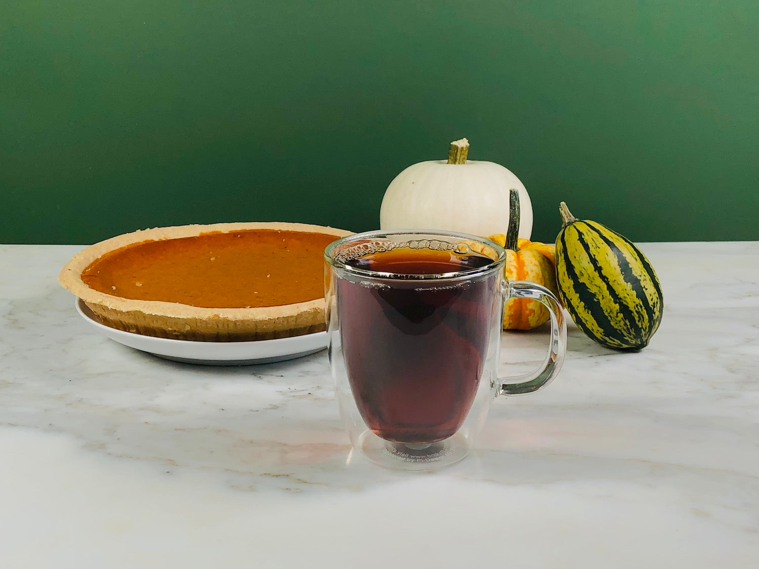 Blink Organic Lapsang Souchong Tea and Pumpkin Pie