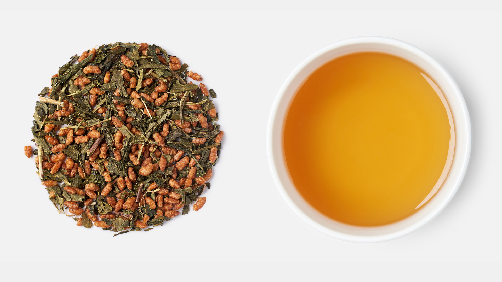 Blink Tea Organic Genmaicha Tea Leaf and Liquor