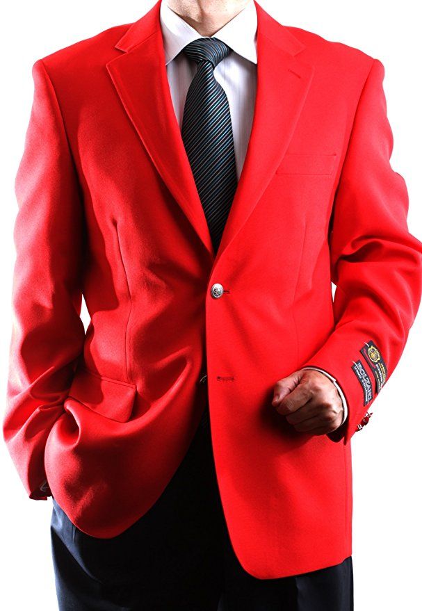 "Alberto" Men's Red Blazer