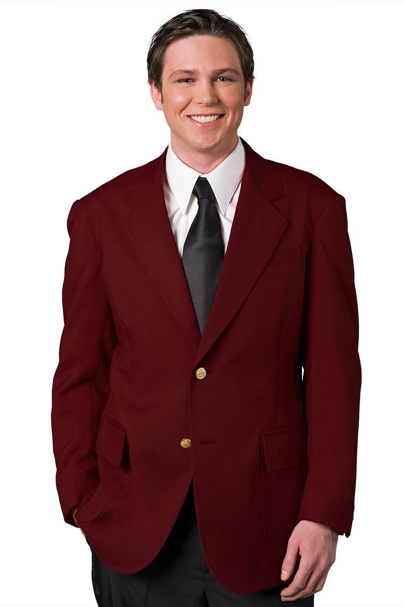 burgundy blazer