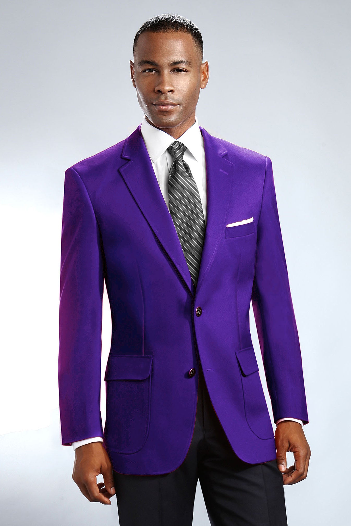 "Oliver" Men's Purple Blazer