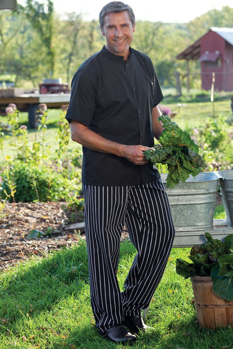 Chalkstripe Classic Cotton Chef Pant (2)