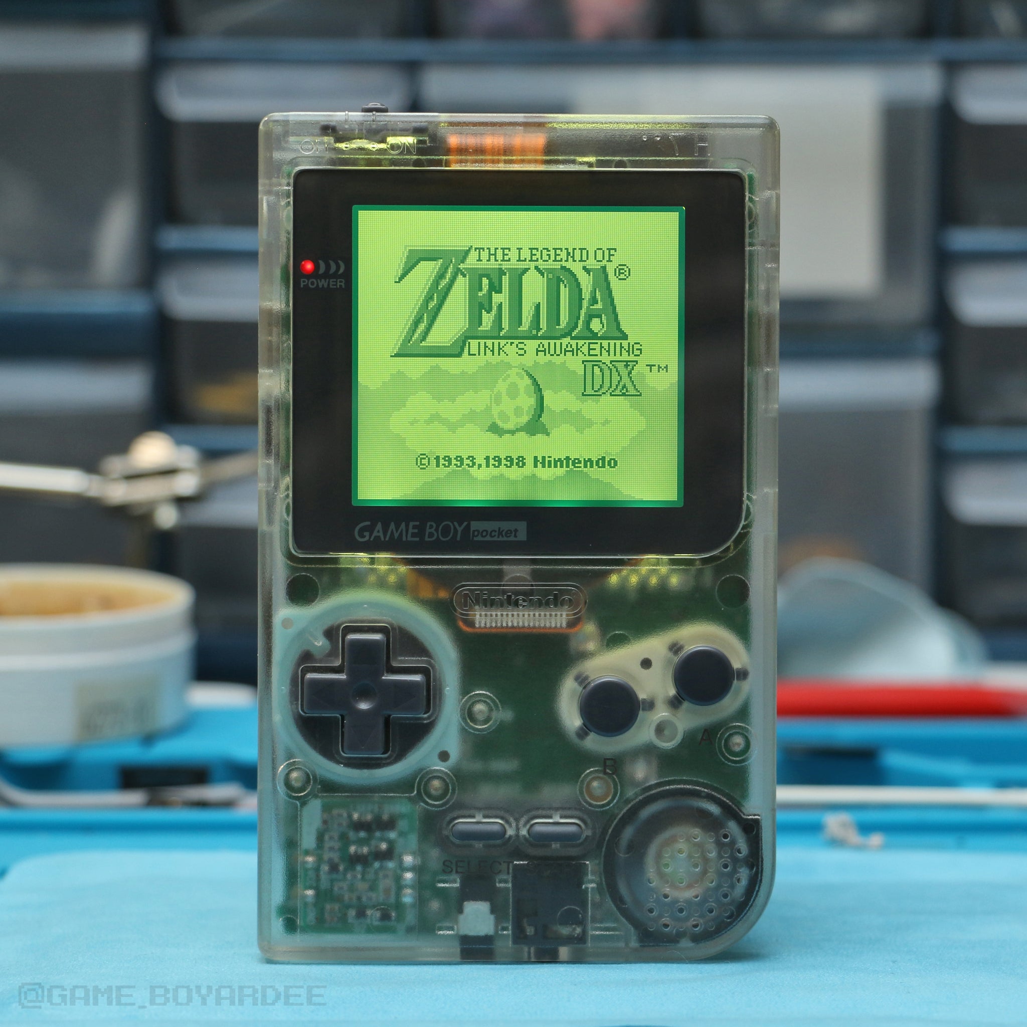 gameboy pocket clear case