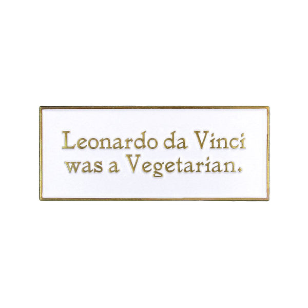 列奥纳多·达·芬奇是一个素食主义者搪瓷销