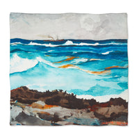 温斯洛·荷马“海岸与冲浪”丝巾