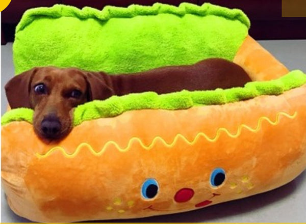 hot dog dog bed