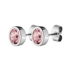 Noble stud silver earrings