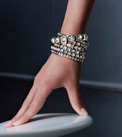 bracelet stack for woman