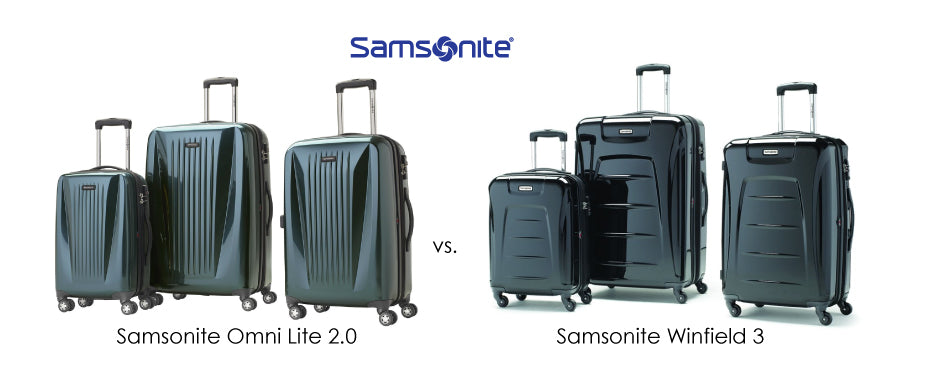 koolstof Antipoison Onderdrukken Samsonite Winfield 3 vs. Samsonite Omni Lite 2.0 Luggage - Canada Luggage  Depot
