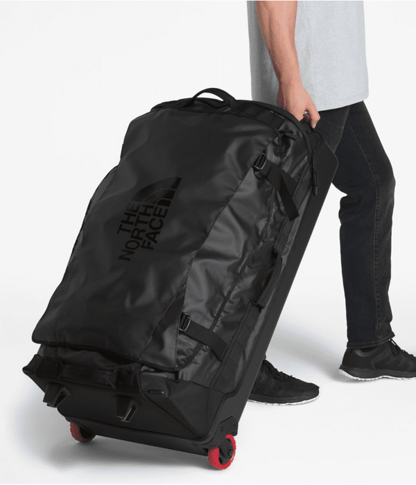 north face rolling thunder wheeled duffel