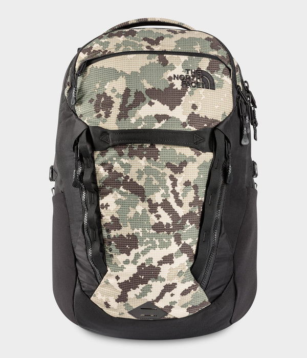 north face olive green backpack