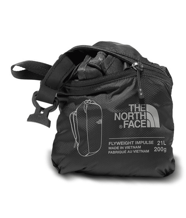 the north face flyweight rolltop backpack