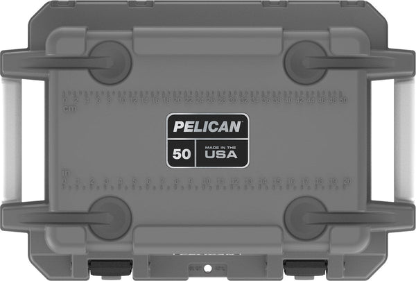 注目ブランド プロキュアエースPELICAN 50QT エリートクーラー ホワイトXグレー 337-8268 50Q-1-WHTGRY 1台 