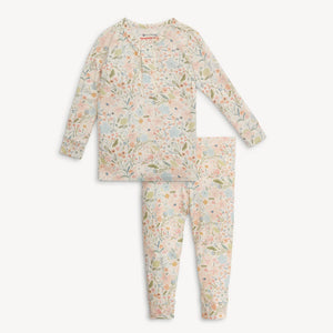 CHARLOTTE LS PAJAMA SET W/ RUFFLE - Simply Carolina