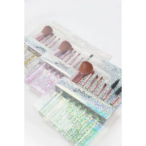 MAKEUP BRUSH SET - ASSORTED COLORS - Simply Carolina