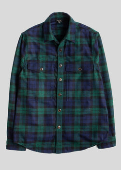 Double Pocket Shirt Jacket, Blackwatch Wool – Steven Alan