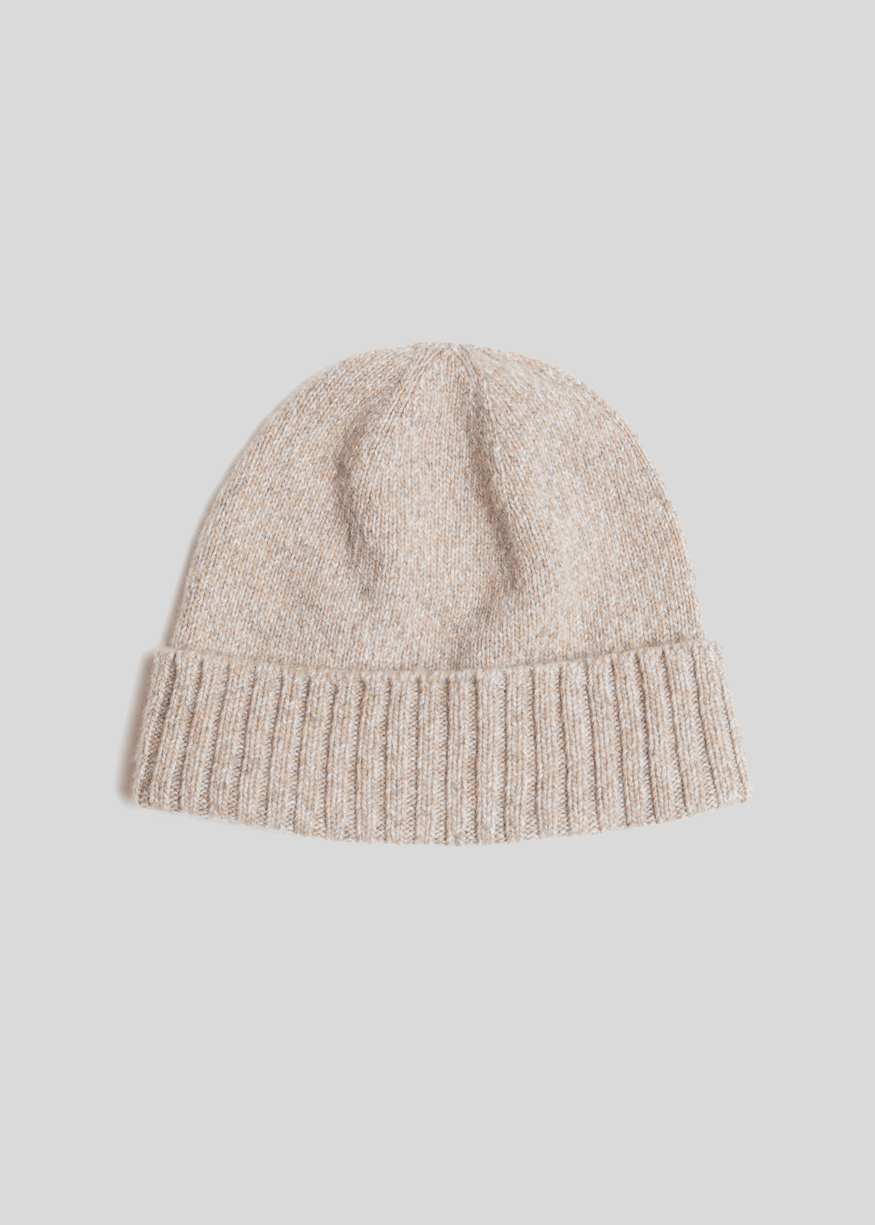 Cashmere Fisherman Beanie, Pebble