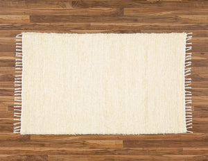 Cotton Fluffy Natural Rug - Amelia Jackson Industries South Africa