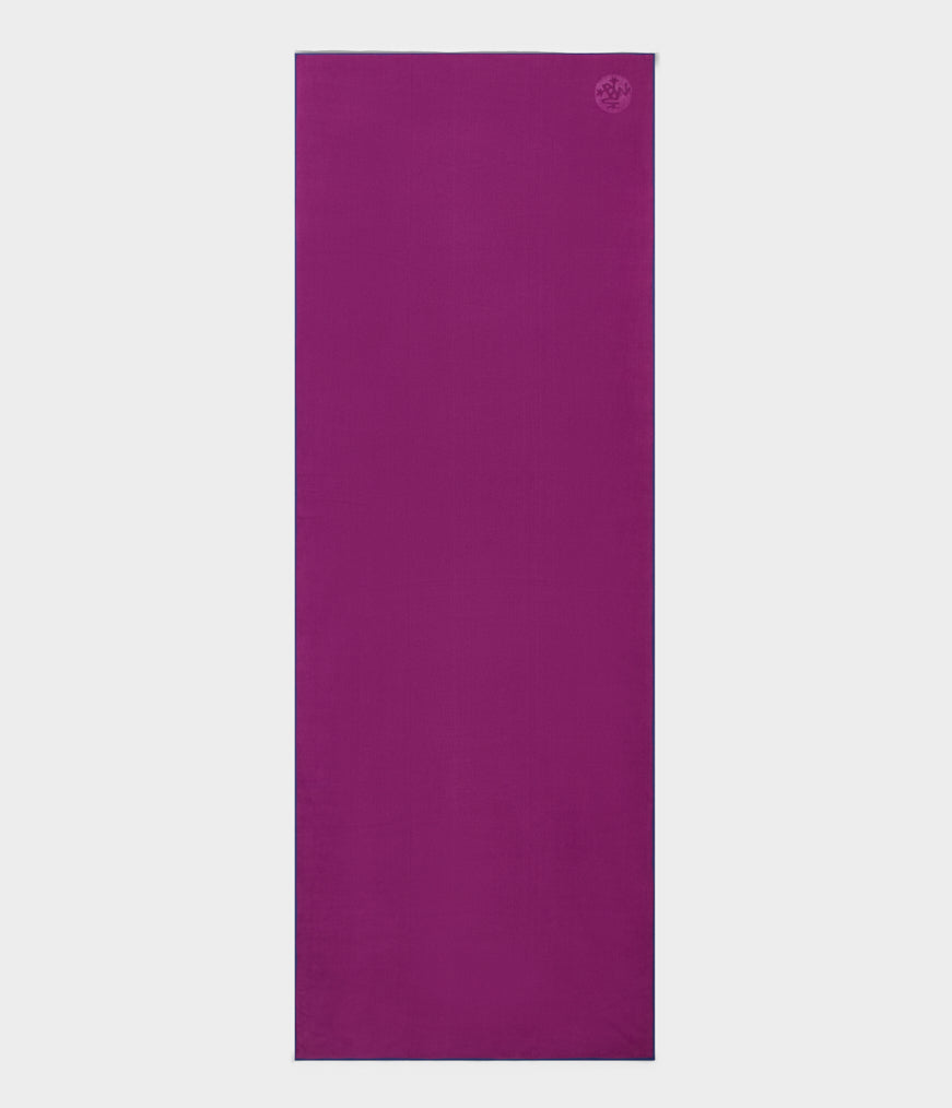 equa® yoga mat towel purple lotus / standard 72" (182cm)