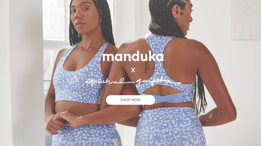 Shop Spirituele Gangster x Manduka collectie 