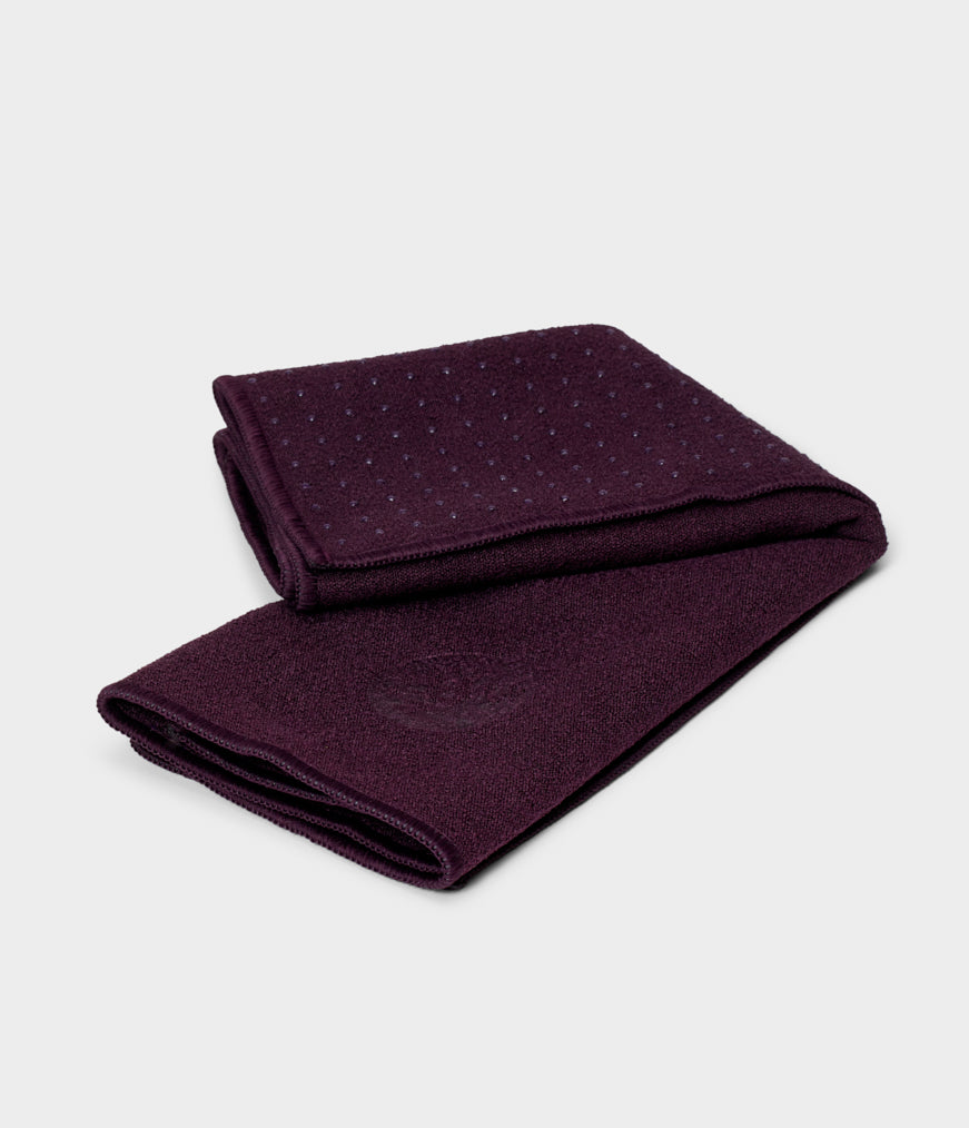 yogitoes® yoga hand towel indulge (purple) / hand 16" (40cm)