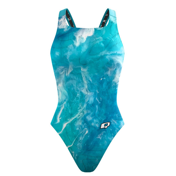 Ocean Topo Classic Strap Swimsuit – Q Swimwear