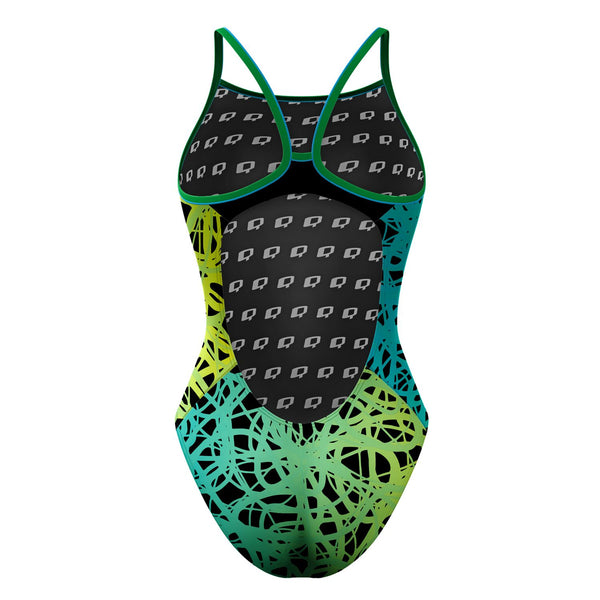 Monsoon Skinny Strap Swimsuit – Q Swimwear
